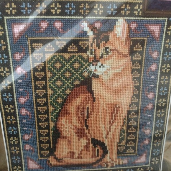 Janlynn counted Cross stitch Abyssinian Cat. #120-14 vintage, Tabby - Picture 5 of 8